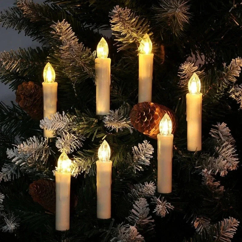 Cordless Clip-On Christmas Candles