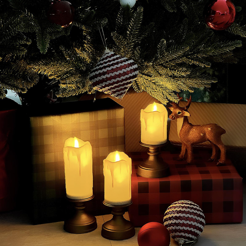 Flameless Block Candles