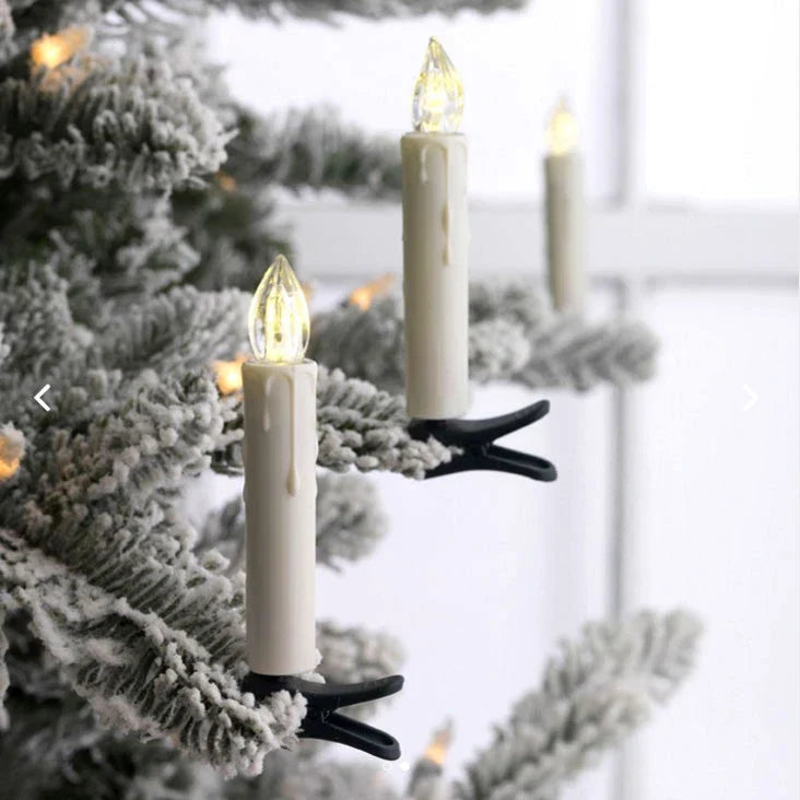 Cordless Clip-On Christmas Candles